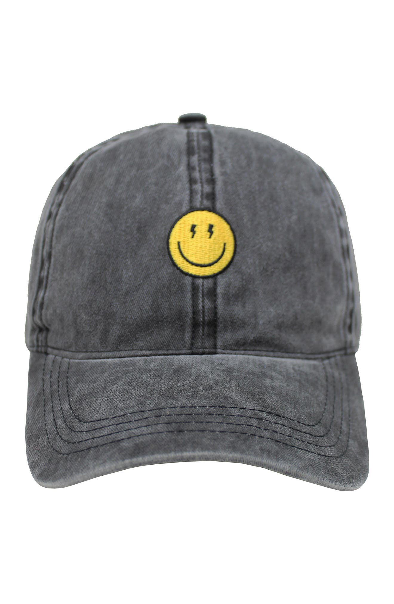 Baseball Cap with inscription “LV”, Black 