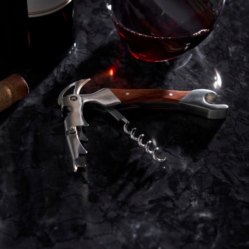 Shop Viski Admiral Double Opener Corkscrew In Wood