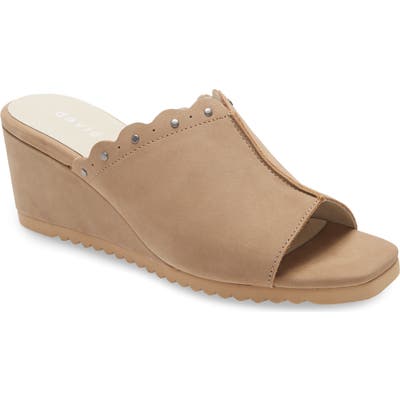 David Tate Song Wedge Sandal, Beige