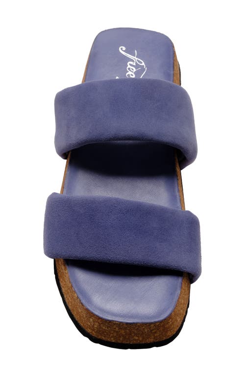 Shop Free People Fairmont Platform Slide Sandal In Seascape