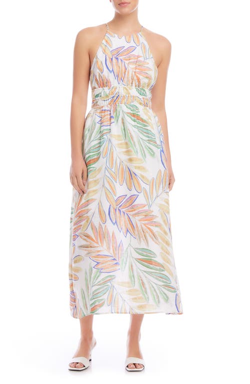 Shop Fifteen Twenty Eden Linen Sundress In Print