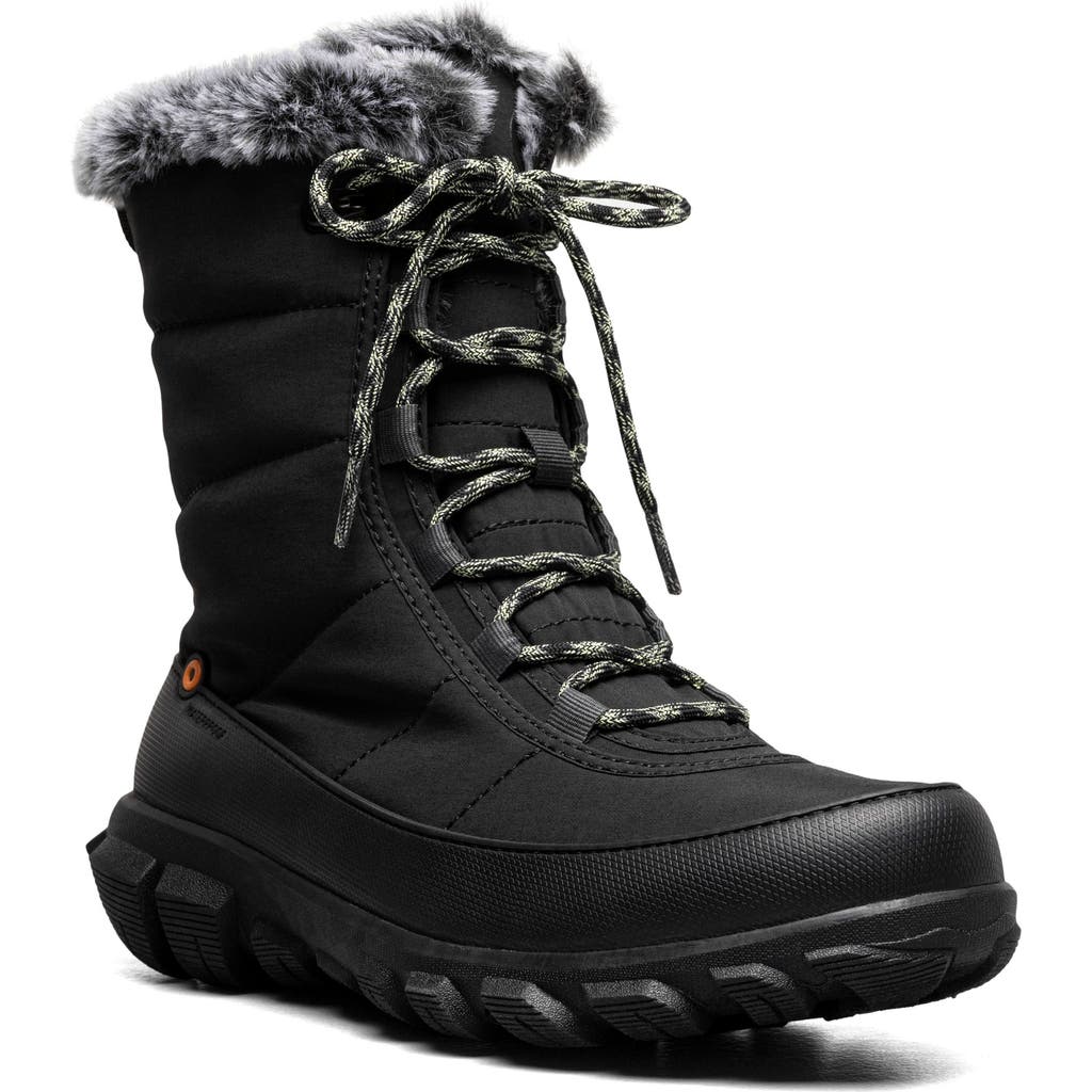 Bogs Cedar Quilted Waterproof Boot In Black