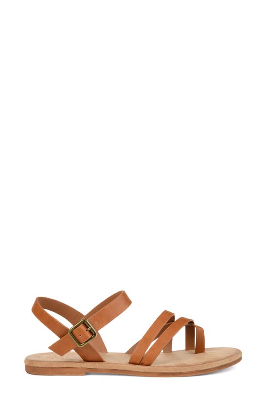 Journee Vasek Strappy Flat Sandal In Tan
