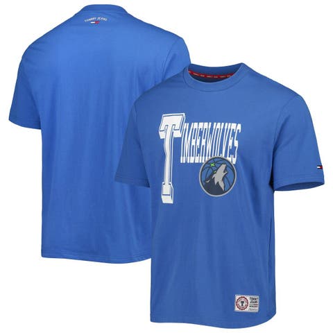 Men's Tommy Jeans Blue Minnesota Timberwolves Mel Varsity T-Shirt