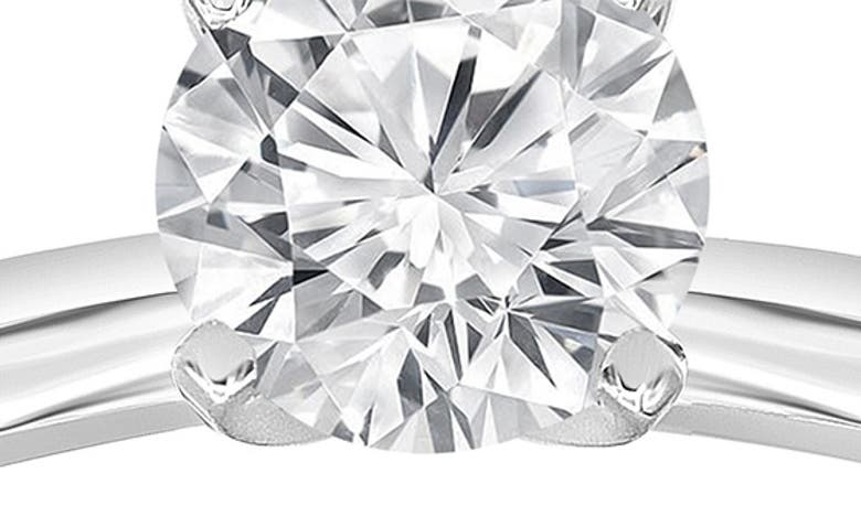 Shop Badgley Mischka Collection Round Cut Lab Created Diamond Engagement Ring In White Gold