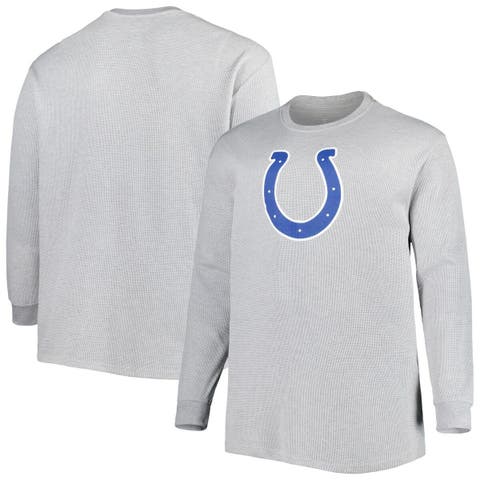 Men's Fanatics Branded Heathered Gray Los Angeles Rams Big & Tall Practice Long  Sleeve T-Shirt