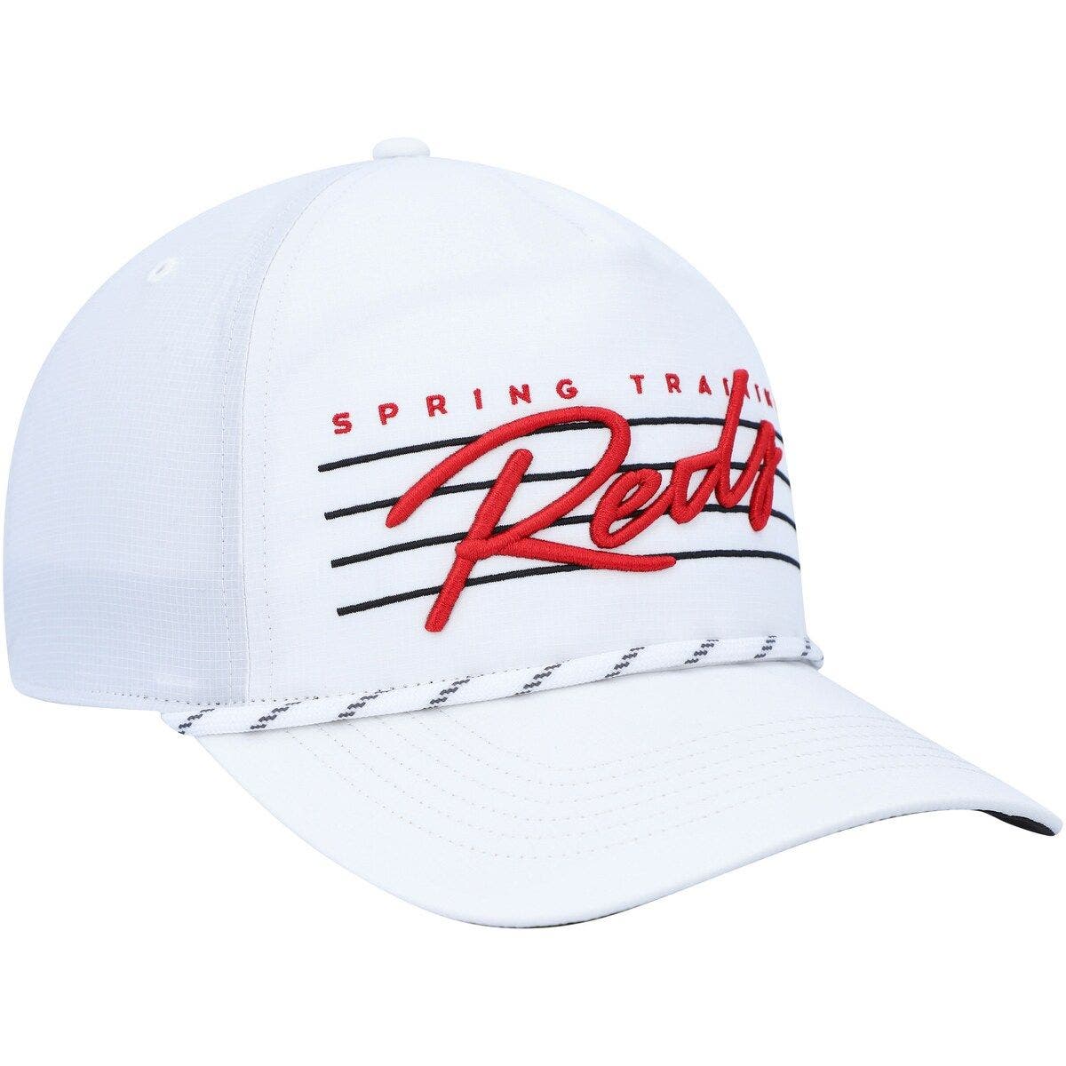 '47 Men's '47 White Cincinnati Reds Downburst Hitch Snapback Hat