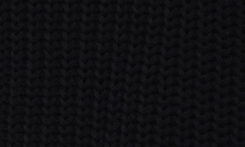 525 Cate Short Sleeve Cowl Neck Cotton Sweater In Black