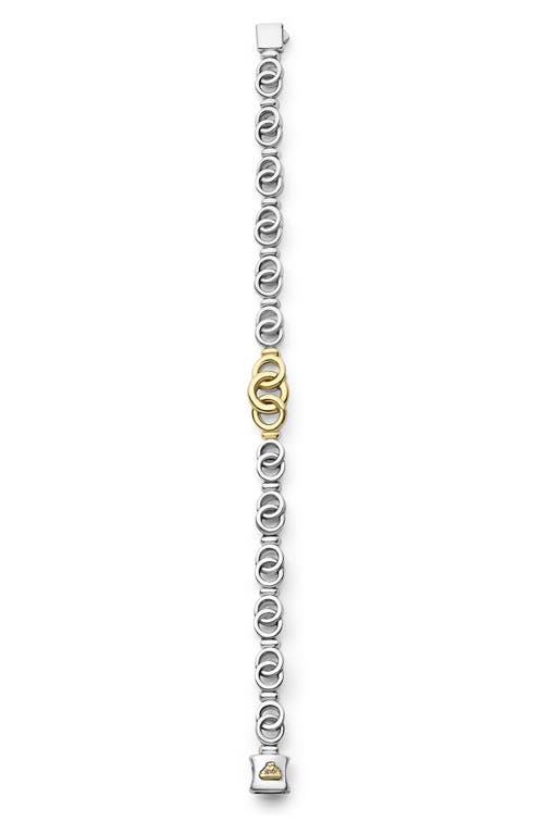 Shop Lagos Two-tone Interlocking Circle Bracelet