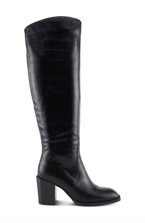 Azura By Spring Step Bestilmihart Over The Knee Boot In Black
