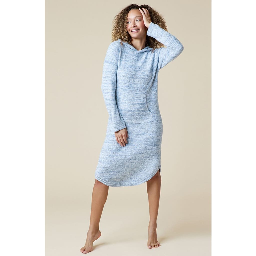 Softies Heather Marshmallow Hooded Lounger In Heather Spring Lake