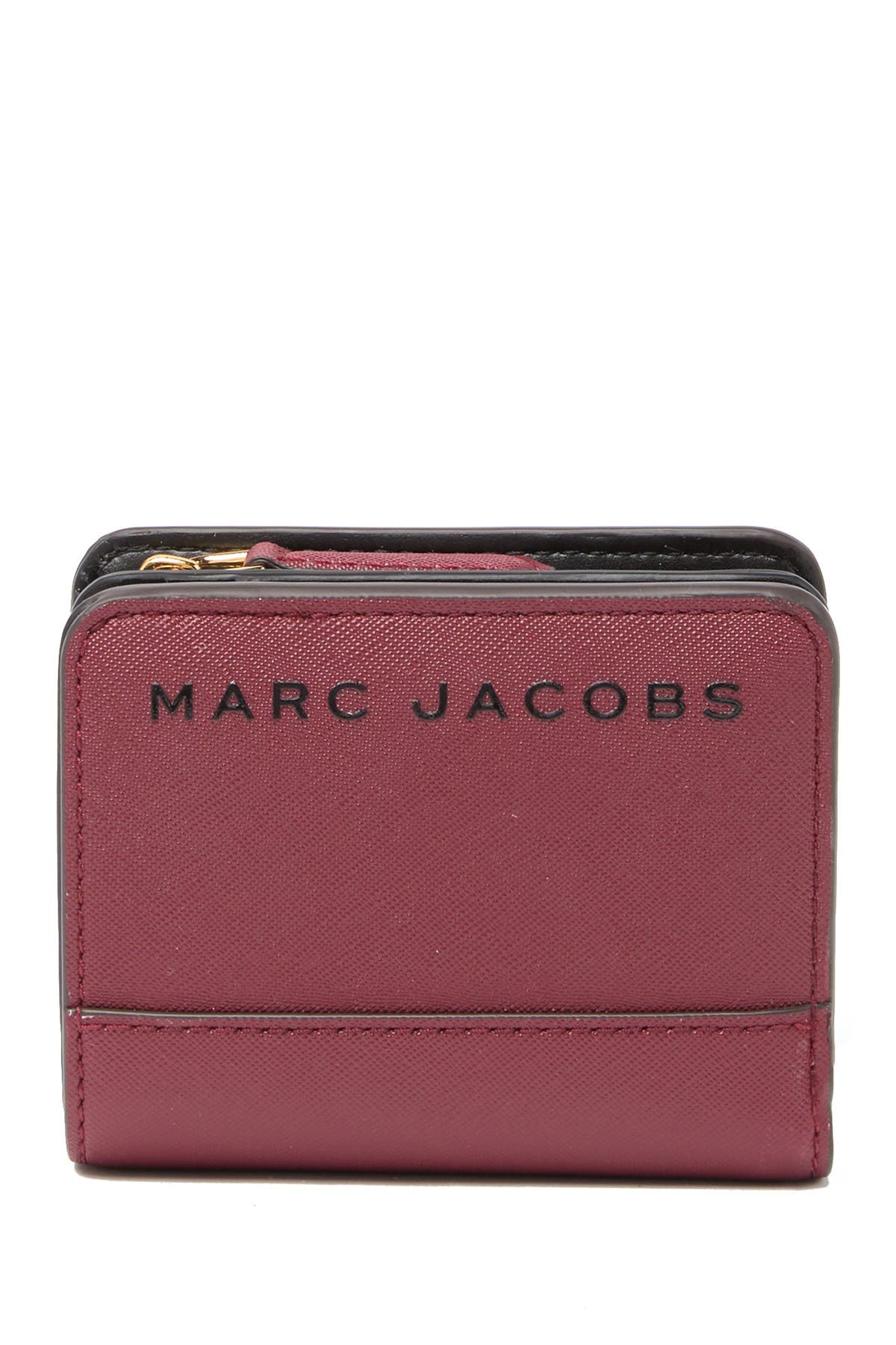 marc jacobs branded saffiano standard continental wallet