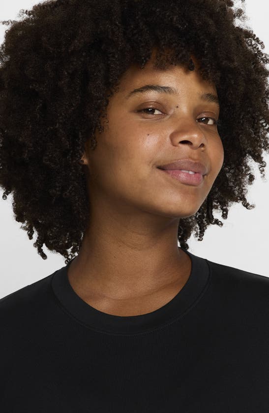 Nike Women's (m) One Dri-fit Slim-fit Short-sleeve Top (maternity) In Black
