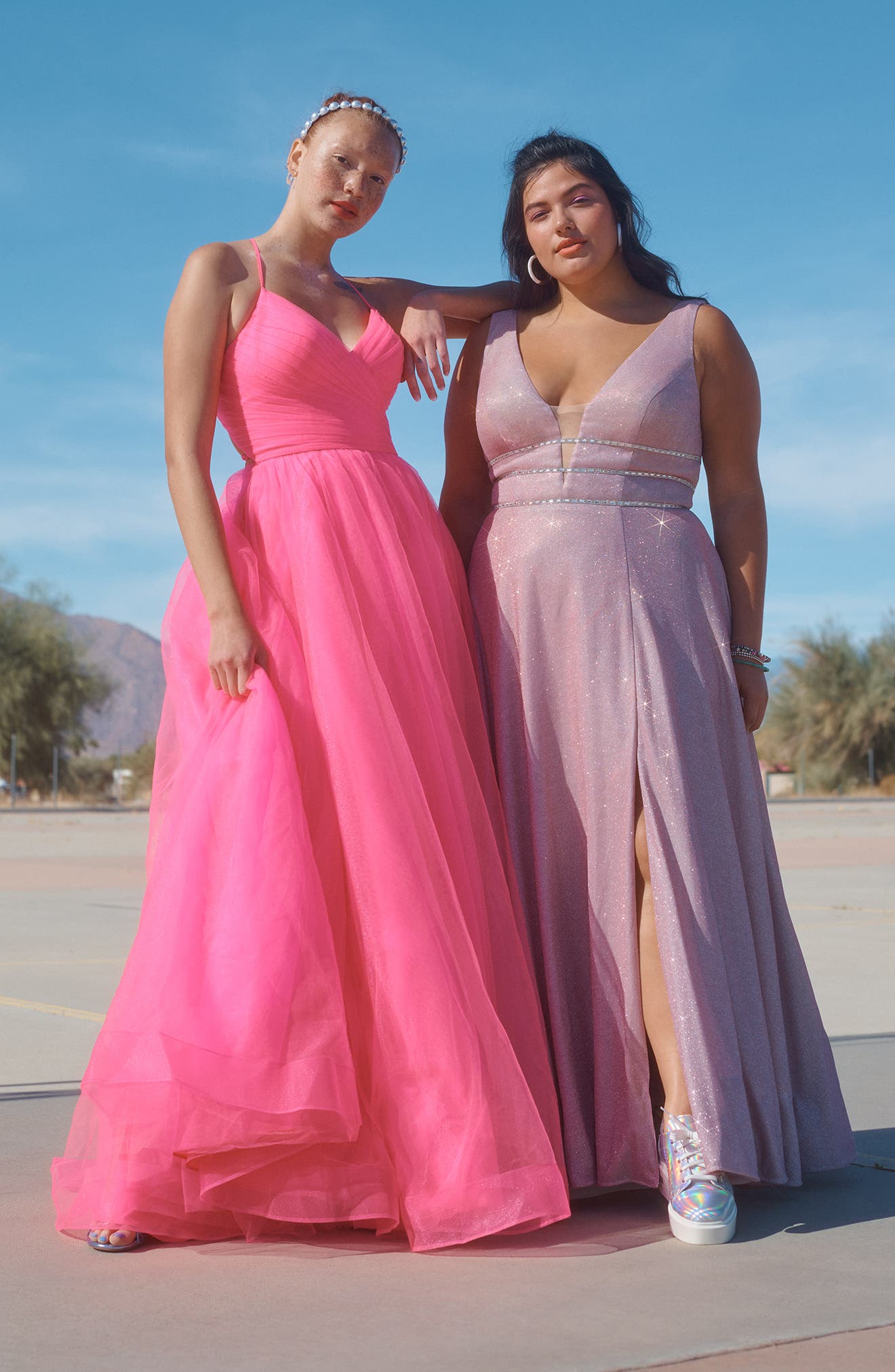 Neon Colored Bridesmaid Dresses