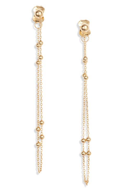 14k Gold Drop Earrings | Nordstrom