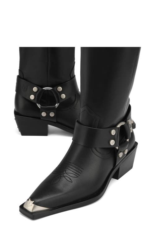 Shop Naked Wolfe Stark Harness Tall Boot In Black-leather