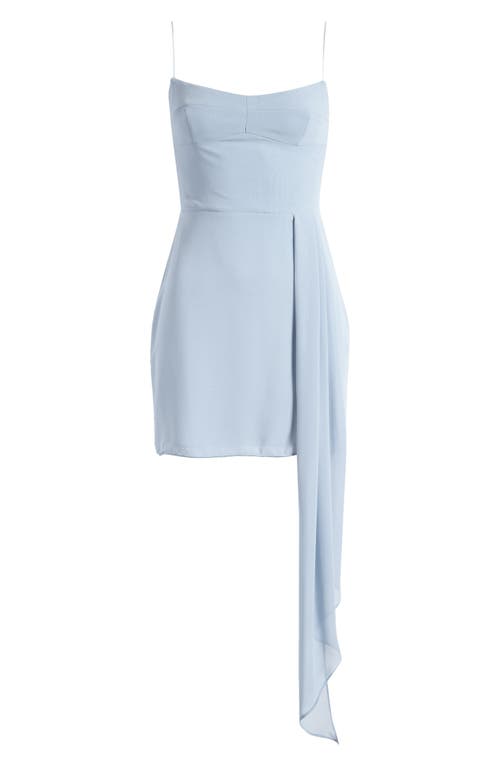 Shop Amanda Uprichard Treasure Sheath Minidress In Light Blue