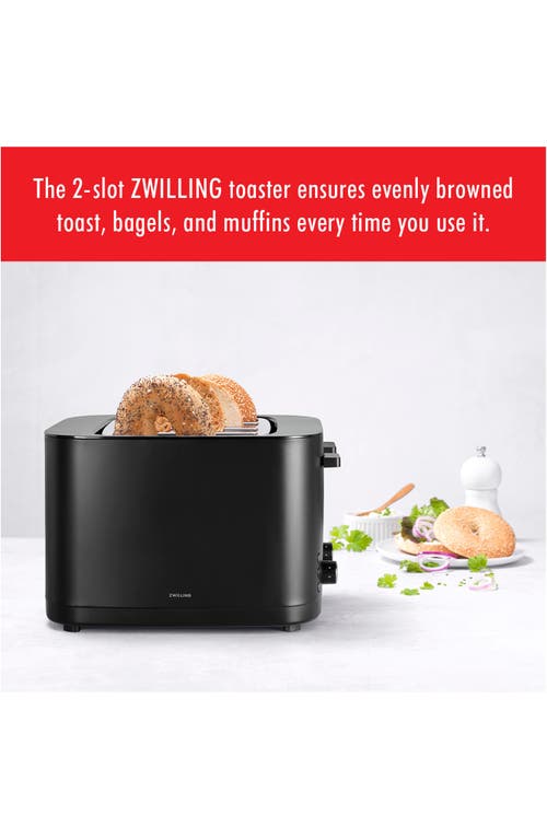 Zwilling Enfinigy Toaster 2 Short Slots In Stainless Steel