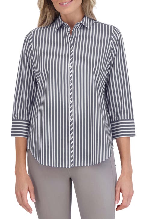 Charlie Stripe Button-Up Shirt