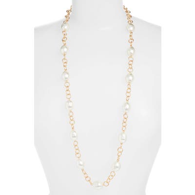Stella + Ruby Imitation Pearl Necklace