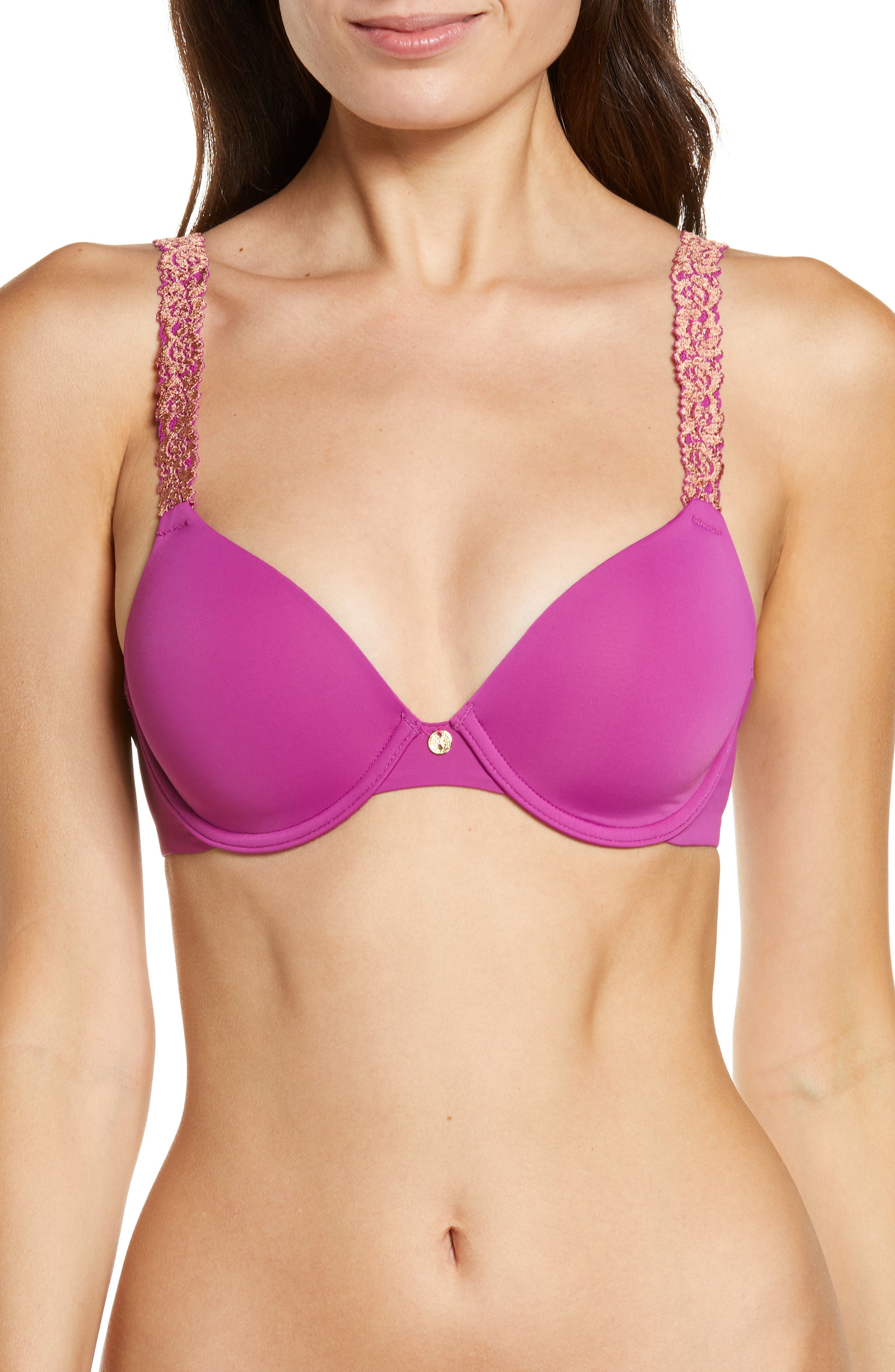 pink purple bra