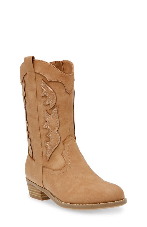 Shop Dolce Vita Dv By  Kids' Loop Western Boot In Tan