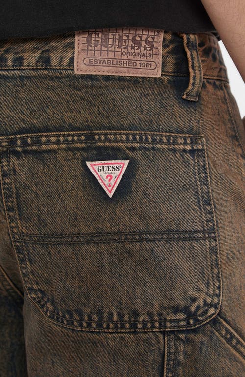 Guess Originals Go Panel Denim Carpenter Jeans In Gosb