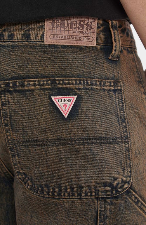 Shop Guess Originals Guess Go Panel Denim Carpenter Jeans In Gosb