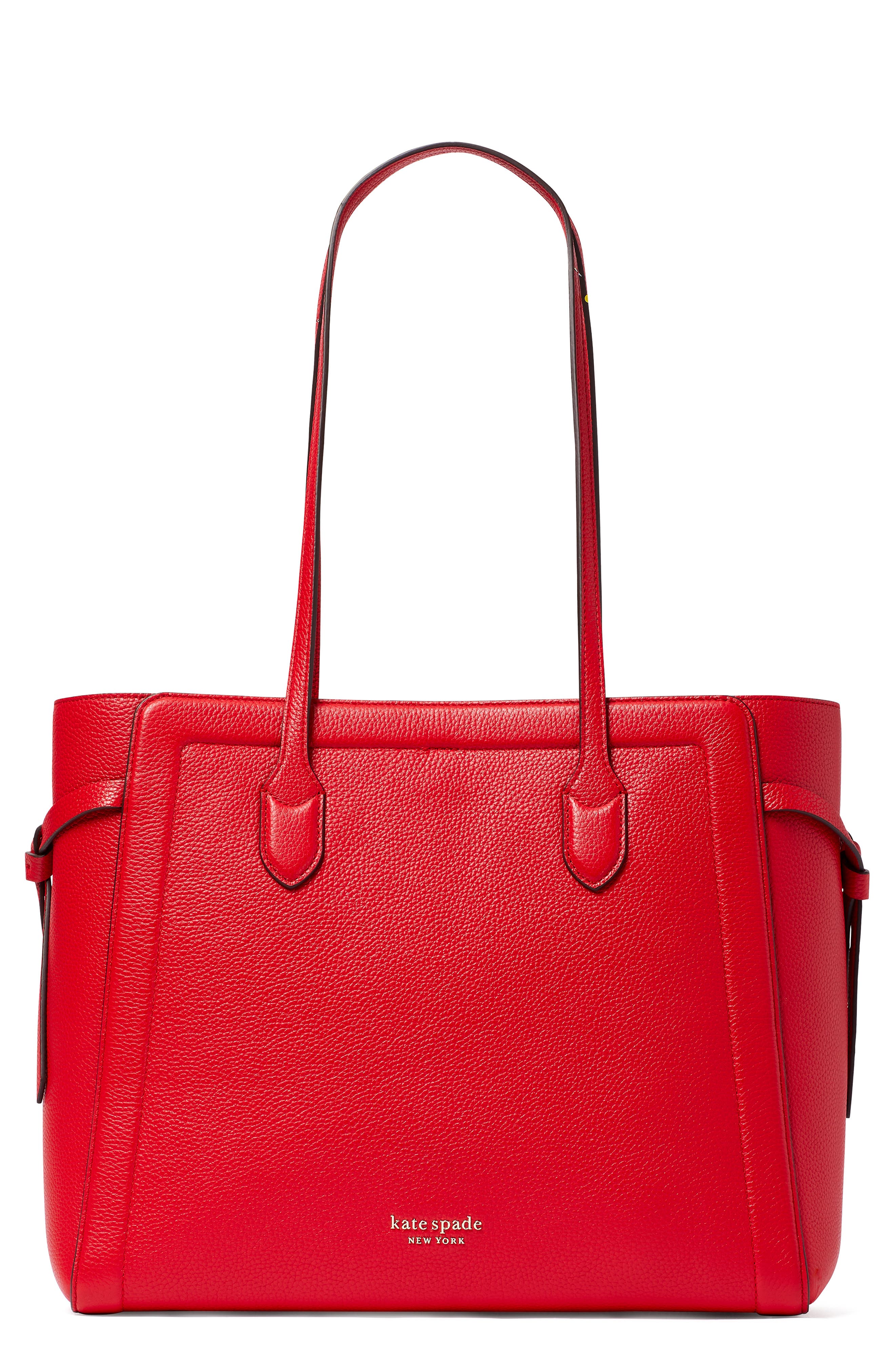 UPC 196021000201 product image for kate spade new york knott large leather tote in Lingonberry at Nordstrom | upcitemdb.com