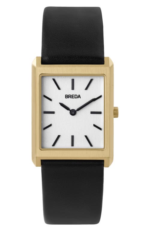 BREDA Virgil Leather Strap Watch