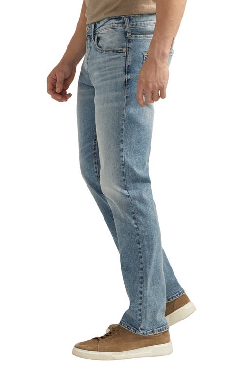 Shop Silver Jeans Co. Allan Straight Leg Jeans In Indigo