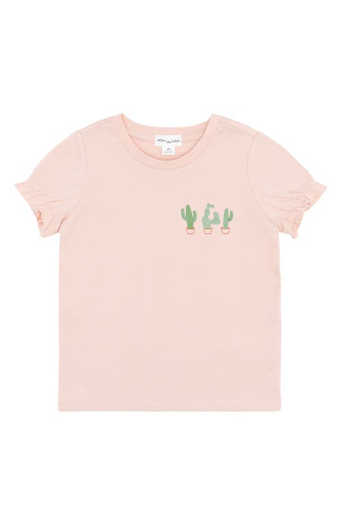 MILES THE LABEL Kids' Cactus Stretch Cotton Graphic T-Shirt in 401 Light Pink