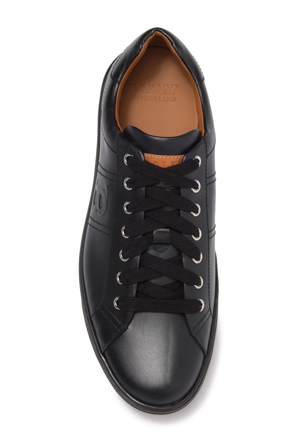 bally orivel leather sneakers