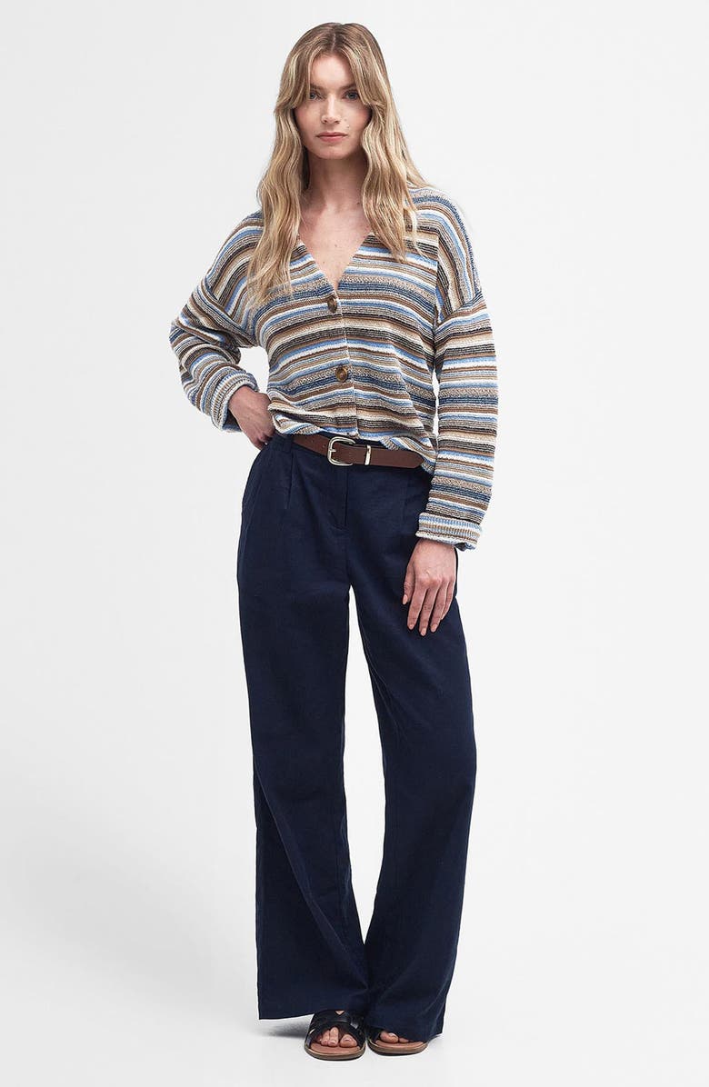 Barbour Blakeney Stripe Cardigan | Nordstrom