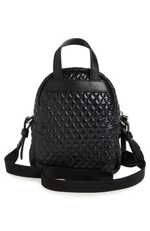 Shop Moncler Small Kilia Quilted Nylon Crossbody Bag In Black