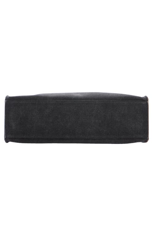 Givenchy Logo Embroidered Canvas Tote In Black