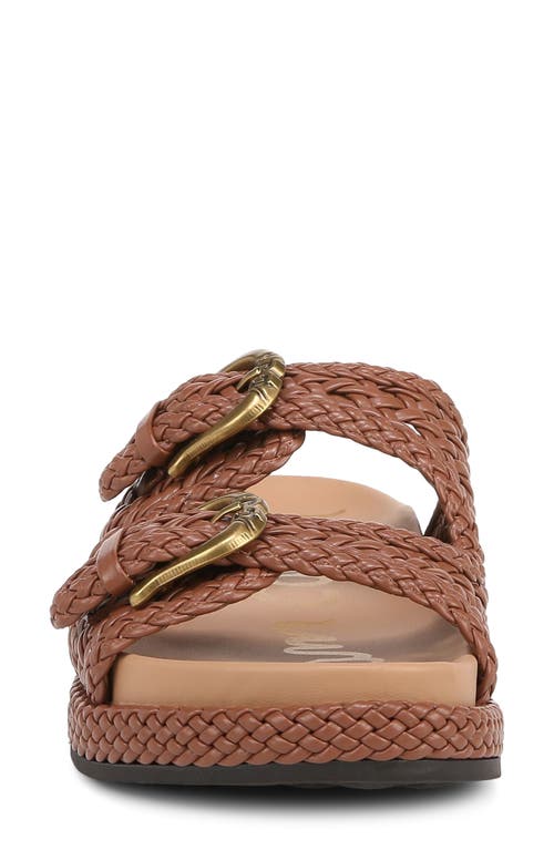 Sam Edelman Reid Slide Sandal In Rich Cognac