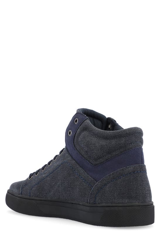 Vance Co. Justin High Top Sneaker In Navy