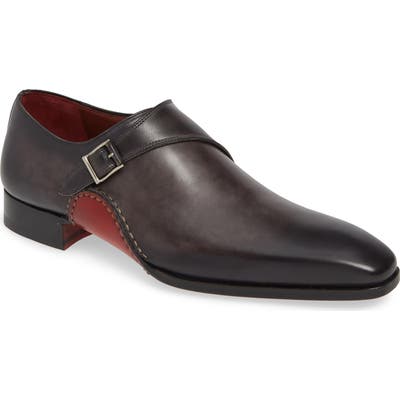 Magnanni Carrera Monk Strap Shoe- Grey