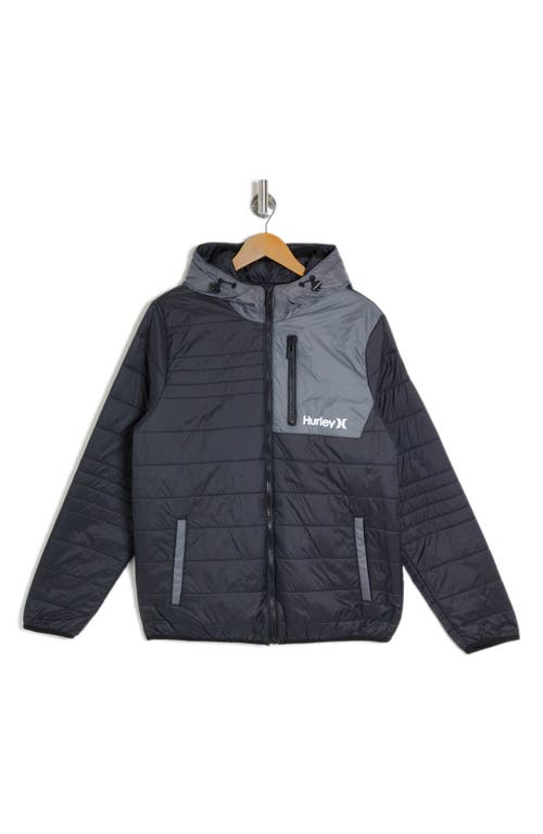 Shop Hurley Carrick Quilted Jacket In Black