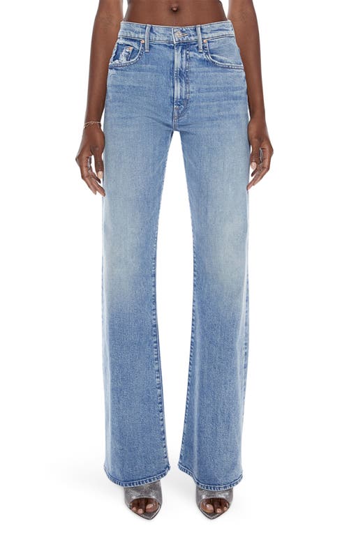 MOTHER The Lasso High Waist Wide Leg Jeans in Left In The Dust