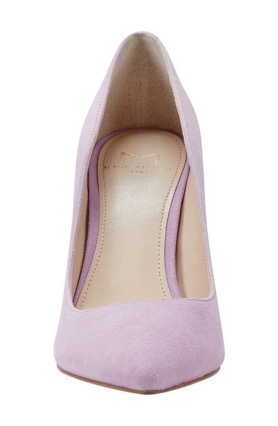 Marc Fisher Ltd Abilene Pointed Toe Pump In Light Purple Suede