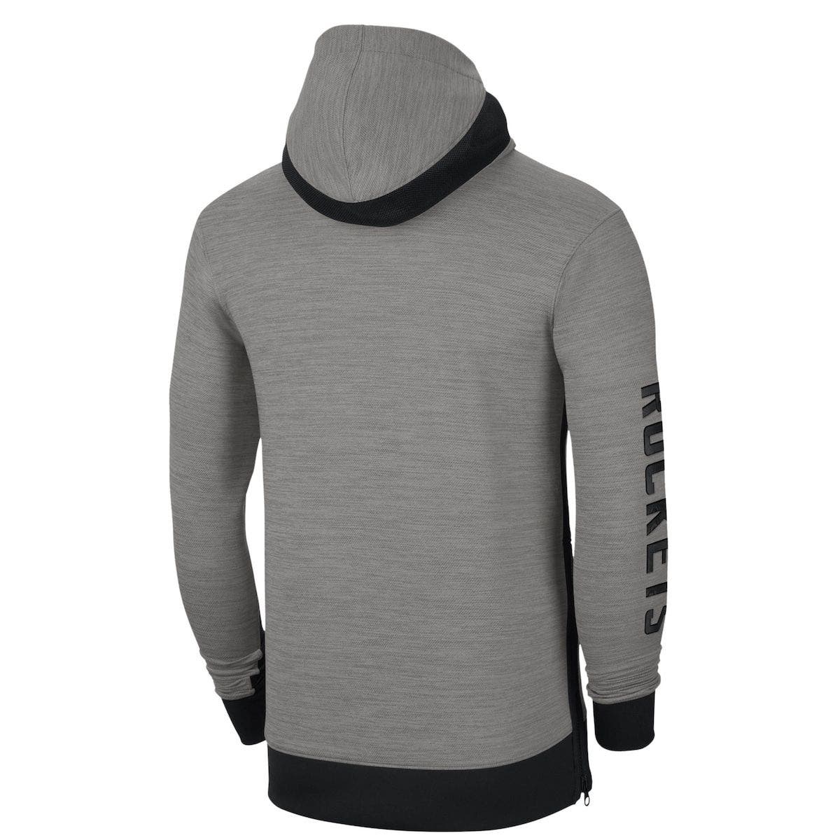 Nike Men's Nike Heathered Charcoal Houston Rockets Authentic Showtime