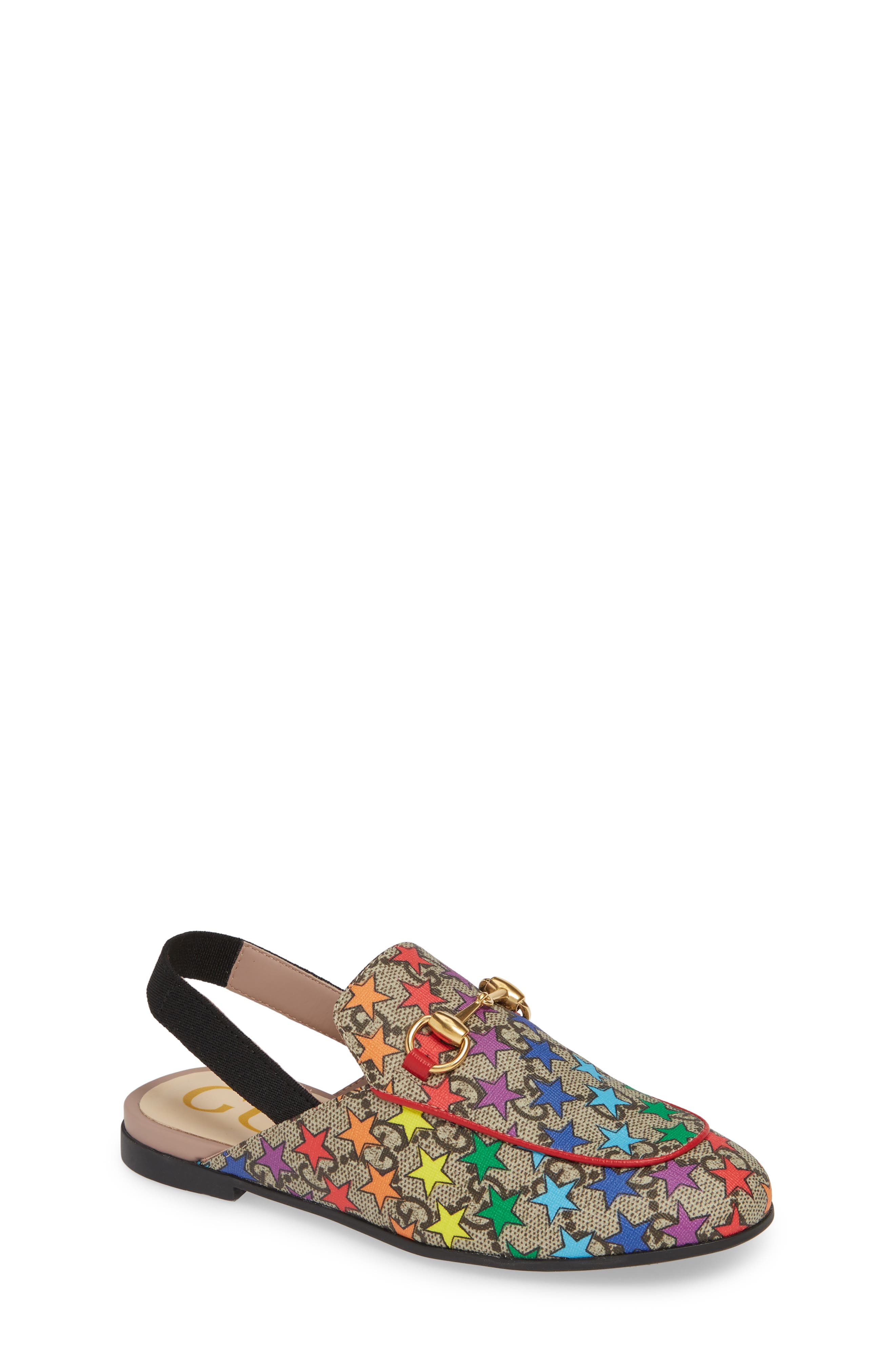 Gucci Princetown Gg Rainbow Star Loafer Mule