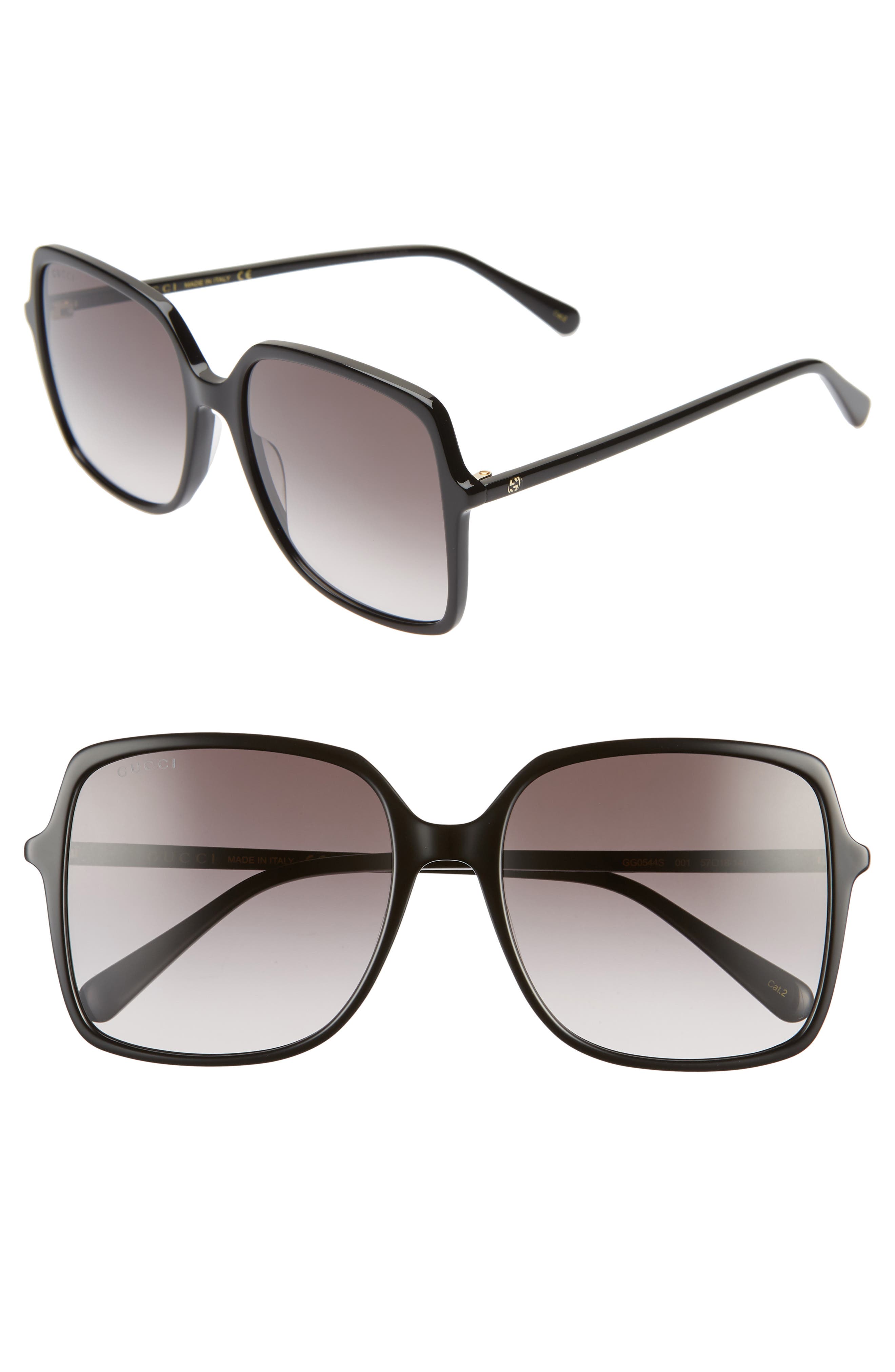 Gucci 57mm Square Sunglasses | Nordstrom