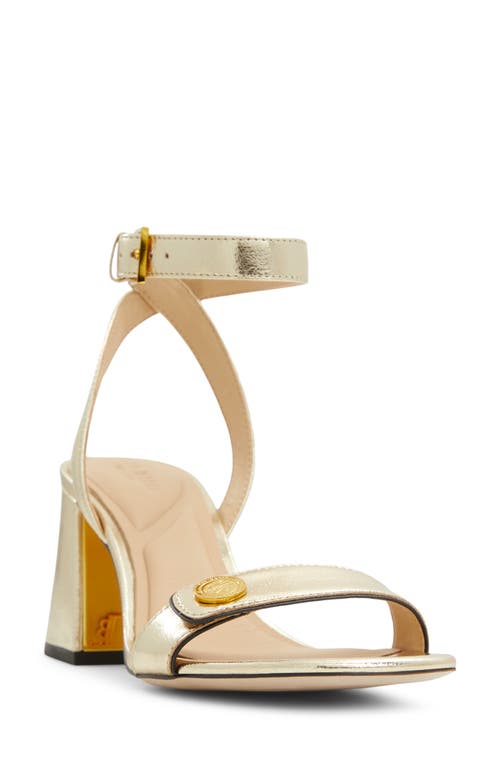 Milly Icon Ankle Strap Sandal in Gold