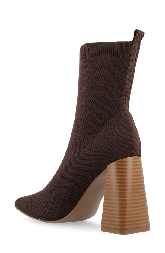 Journee Collection Noralinn Bootie In Brown