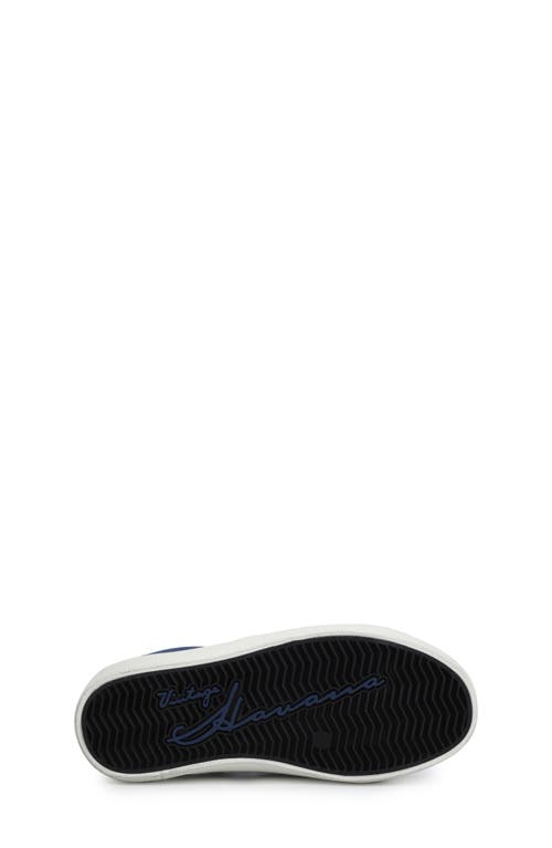 Vintage Havana Kids' Vail Sneaker In Navy Matt Sparkle
