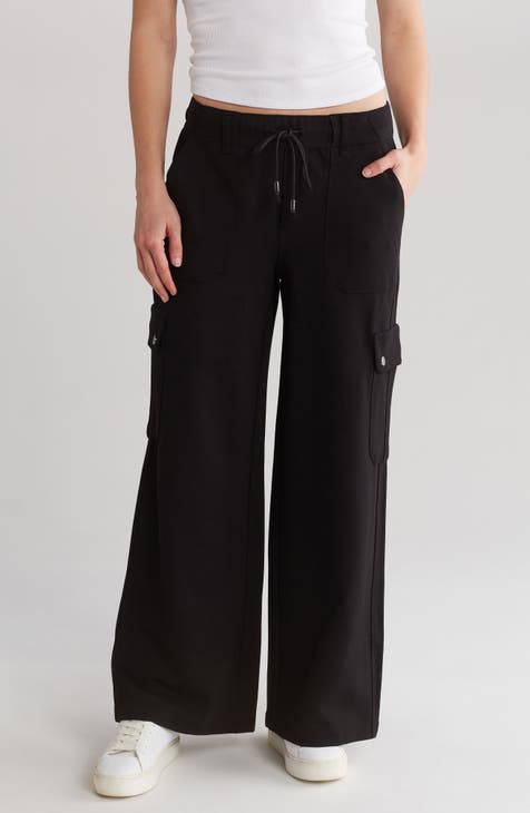 Black sweatpants women's tall spring and autumn new American style retro  striped straight drape wide-leg pants at Rs 1499.00