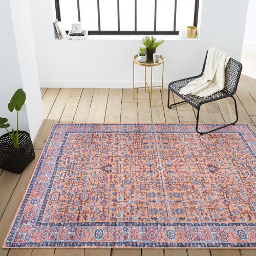 Jonathan Y Kemer All-over Persian Machine-washable Area Rug In Multi